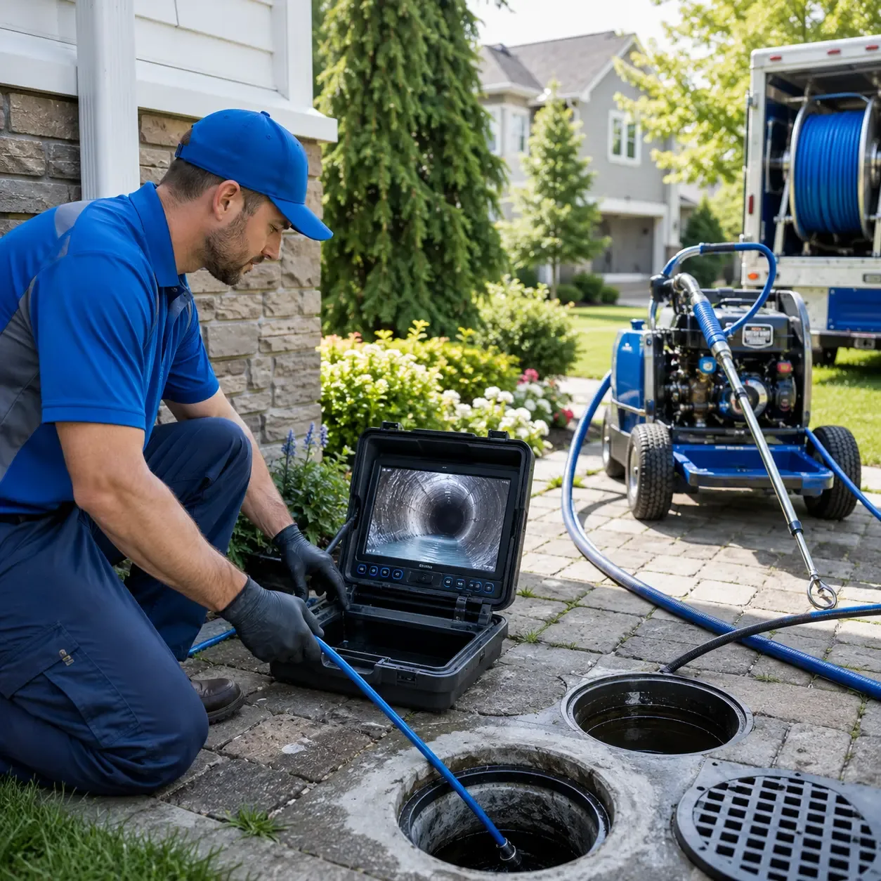 Outdoor drain cleaning professionals serving Sheffield, VT